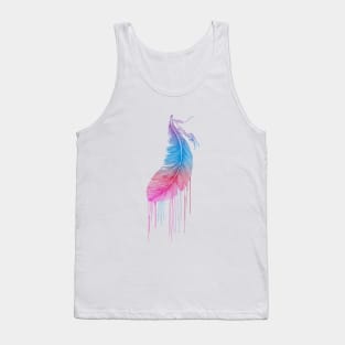 Rainbow Feather Tank Top